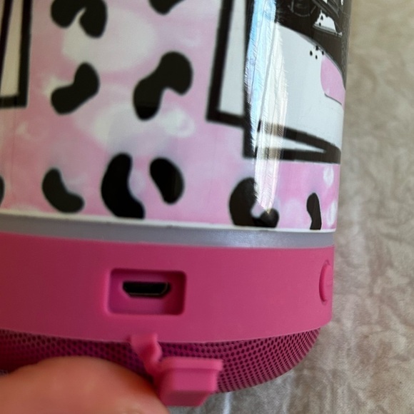 NWOT Jeep Life Leopard Print Tumbler with Built In Speaker Beach Pink - Picture 5 of 10